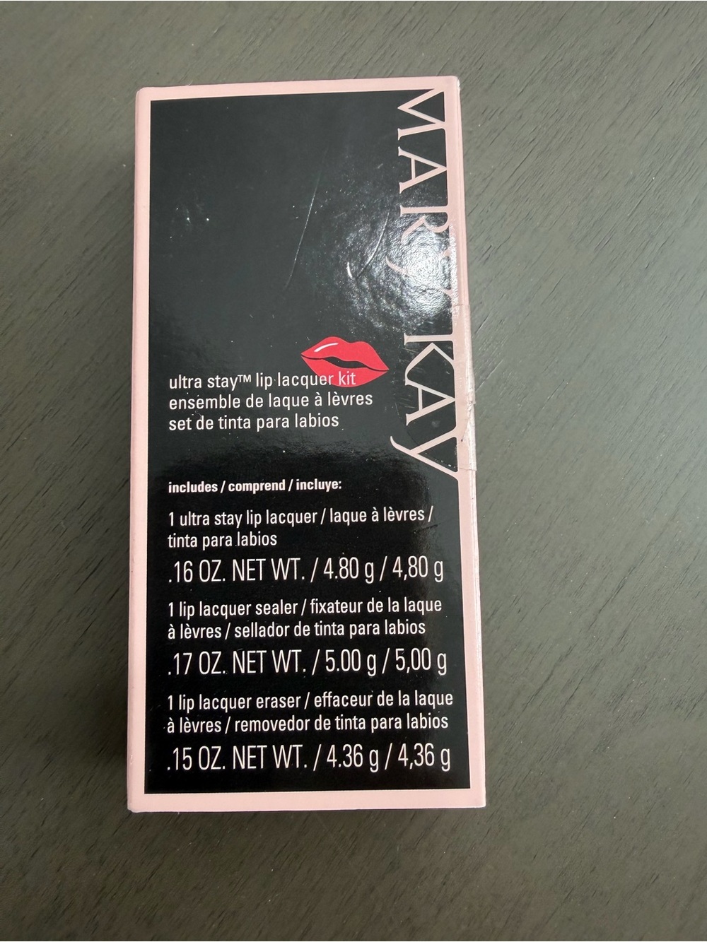 Mary Kay Ultra Stay Lip Lacquer Kit - Light Pink Packaging